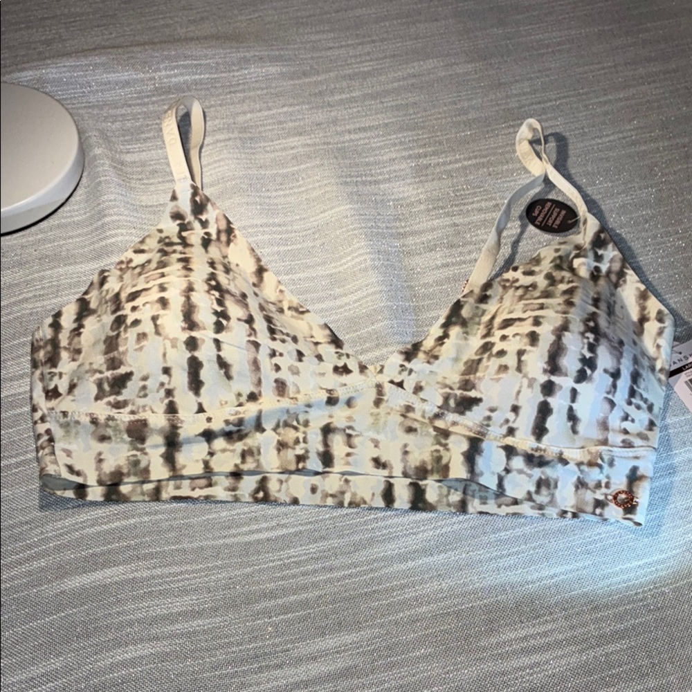 Y2k NEW Danskin Tie-Dye Print Large Bralette Style# D52984 boho